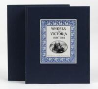 VICTORIA: 'WHEELS IN VICTORIA 1824-1984' limited edition blue cloth hardcover book