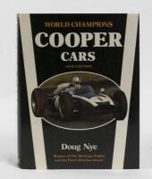 COOPER: 'Cooper Cars by Doug Nye', hardcover book, 376 pages, printed 1987, first published 1983