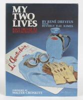 RENE' DREYFUS: 'My Two Lives - Race Driver to Restaurateur&nbsp;by Rene' Dreyfus with Beverly Rae Kimes', hardcover book signed by the co-authors, published 1983