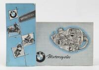 BMW: An early 1950s BMW motorcycle sales booklet covering models R25/2, R51/3, R68, R25/2, R67/2