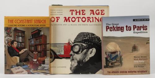VINTAGE MOTORING: A collection of three hardcover books relating to mainly vintage motoring
