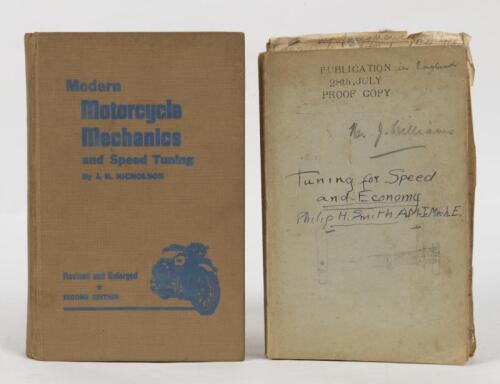 ENGINE TUNING MANUALS: Two books relating to engine & Motorcycle engine tuning