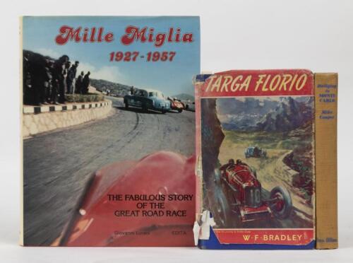 EUROPEAN RACING: Three books relating to historic European racing