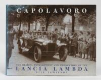 LANCIA: 'CAPOLAVORO - THE LANCIA LAMBDA' hardcover book by Bill Jamieson, published 2001