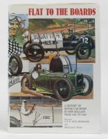 NZ MOTOR SPORT: 'Flat to the Boards - A History of Motor Sport in New Zealand from 1901 to 1940
