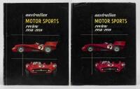 AUSTRALIAN MOTOR SPORTS: Two copies of the 'Australian Motor Sports Review 1958-1959