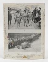 TYPE 39: A very rare 1925 fold out brochure Bugatti Type 39, 8 cylinder, 1.5 litre, 4 pages, in French text - 2