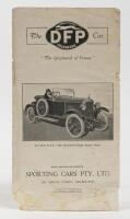 DOROIT-FLANDRIN-PARANT: A circa 1920s, Australian printed, fold out brochure