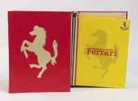 FERRARI OWNERS CLUB UK: A collection of two folders containing the quarterly magazine issued by the Ferrari Owners Club UK, Volumes five to eight, dating from 1972&nbsp;up to 1976
