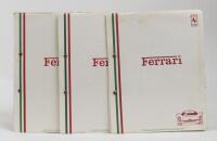 FERRARI OWNERS CLUB UK: A collection of two folders containing the quarterly magazine issued by the Ferrari Owners Club UK, Volumes five to eight, dating from 1972&nbsp;up to 1976 - 2