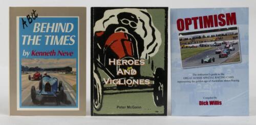 EARLY MOTOR RACING: Three softcover books