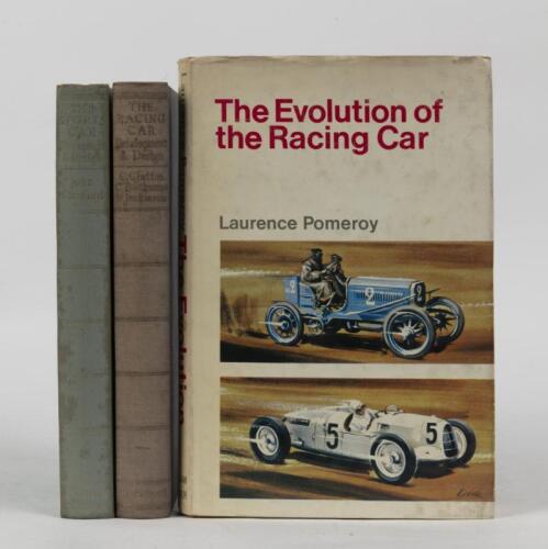 RACING CAR: Three books relating to the racing car