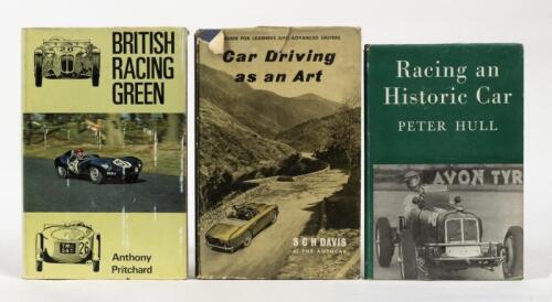 MOTOR RACING: Three hardcover books detailing various aspects of motor racing