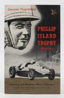 PHILLIP ISLAND TROPHY/JACK BRABHAM: An official program of the 14 March, 1960 Phillip Island Trophy event featuring Jack Brabham