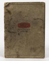 ALLARD: An Allard 30HP instruction book thought to be dated 1948
