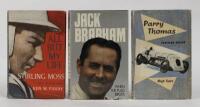 RACING DRIVERS: Three hardcover books relating to racing drivers biographies