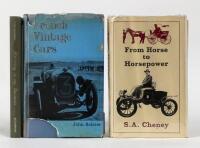 VINTAGE MOTORING: A collection of three books relating to vintage motoring