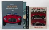 SPORTS & RACING CARS: four hardcover books detailing sports & racing cars