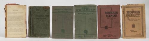 MORRIS/WOLSELEY: Six operating manuals relating to Morris & Wolseley models