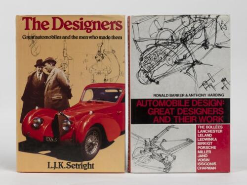 AUTOMOBILE DESIGN: Two books relating to automotive design