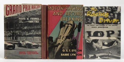 GRAND PRIX RACING: A collection of four books relating to motor racing & Grand Prix