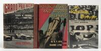 GRAND PRIX RACING: A collection of four books relating to motor racing & Grand Prix