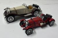 MERCEDES BENZ SSK: Two Mercedes models including a&nbsp;1:18 scale&nbsp;Bburago 1928&nbsp;SSK&nbsp;and a 1:24 scale 1928&nbsp;SSK - 2