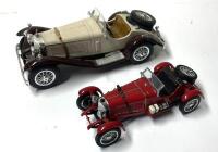 MERCEDES BENZ SSK: Two Mercedes models including a&nbsp;1:18 scale&nbsp;Bburago 1928&nbsp;SSK&nbsp;and a 1:24 scale 1928&nbsp;SSK - 3