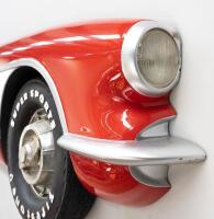 A decorative full size wall hanging of a profile of Corvette C1 in fiberglass, 440cm wide [Location: Cheltenham, VIC] - 9