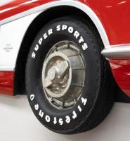 A decorative full size wall hanging of a profile of Corvette C1 in fiberglass, 440cm wide [Location: Cheltenham, VIC] - 10