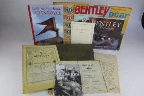BENTLEY/ROLLS-ROYCE: A collection of Bentley/Rolls-Royce items.