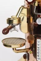 A 2007 Elektra Belle Epoque P1 polished brass and copper electric Italian coffee machine, in the 1950 style [Location: Cheltenham, VIC] - 8