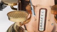 A 2007 Elektra Belle Epoque P1 polished brass and copper electric Italian coffee machine, in the 1950 style [Location: Cheltenham, VIC] - 11