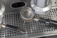A circa 1970s la Pavoni bar machine 2 levers coffee machine [Location: Cheltenham, VIC] - 6