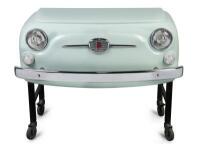 A decorative fiberglass&nbsp;coffee machine table in the form of a Fiat 500, the metal frame construction built to take weight of machine&nbsp; - 2