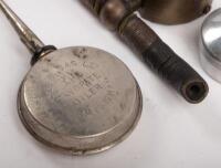 GAUGES/SWITCHES: A miscellaneous group of items including an Hispano Suiza pressure gauge&nbsp;with tyre&nbsp;valve connector&nbsp;, a vintage Bosch ignition switch and also a small vintage Lucas&nbsp;oiler - 2