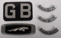 JAGUAR/BRISTOL: A collection of Jaguar & Bristol badges