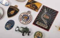 BADGES: A collection of automotive miscellaneous badges, key rings, tie pins, lapel pins etc - 3