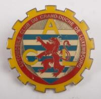 LUXEMBOURG CLUB BADGES: Three club badges and one lapel badge originating from Luxembourg - 2