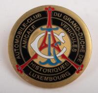 LUXEMBOURG CLUB BADGES: Three club badges and one lapel badge originating from Luxembourg - 3