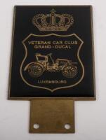 LUXEMBOURG CLUB BADGES: Three club badges and one lapel badge originating from Luxembourg - 4
