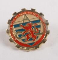LUXEMBOURG CLUB BADGES: Three club badges and one lapel badge originating from Luxembourg - 6