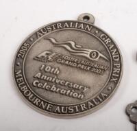 MELBOURNE GRAND PRIX: Three items relating to the Melbourne Formula One Grand Prix - 2