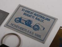 BUGATTI RALLY BADGES: A collection of Bugatti related rally badges - 6