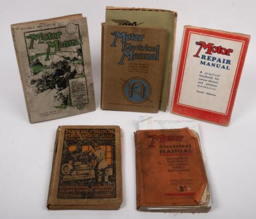 THE MOTOR MANUAL: A collection of five booklets