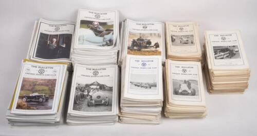 VINTAGE SPORTS CAR CLUB 'THE BULLETIN': A near complete collection of 'The Bulletin', the quarterly publication of The Vintage Sports-Car Club of the UK
