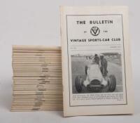 VINTAGE SPORTS CAR CLUB 'THE BULLETIN': A near complete collection of 'The Bulletin', the quarterly publication of The Vintage Sports-Car Club of the UK - 11