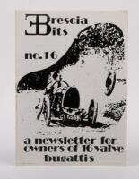 BRESCIA BITS: A near complete collection of 'Brescia Bits - A Newsletter for Devotees of 16 Valve Bugattis' - 5
