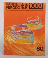 HARDIE-FERODO: A collection of four official programs covering Hardie-Feredo events held at Mount Panorama - 5