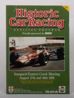 AUSTRALIAN HISTORIC RACING: A collection of official programs from various Australian historic motor racing events - 2
